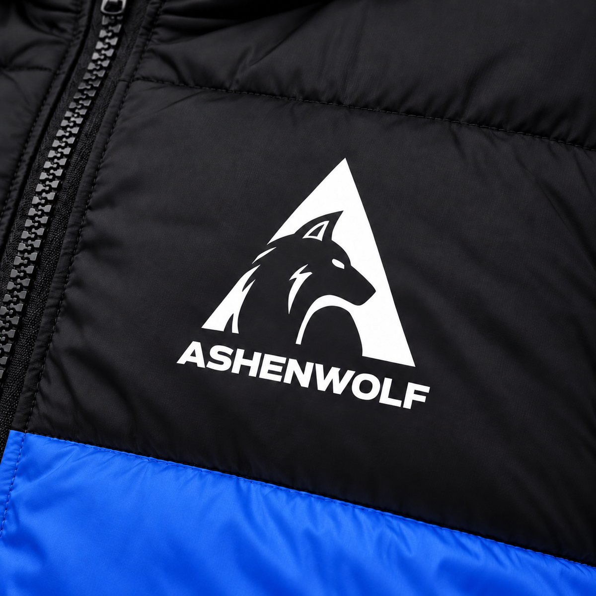 Ashenwolf 3-Layer Puffer Jacket – Premium Water-Resistant Tapeta Outerwear