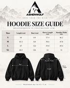 AshenWolf Oversized “Rise Above” Cream Cotton Fleece Hoodie (320 GSM) | Made in Bangladesh
