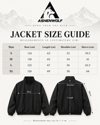 Ashenwolf 3-Layer Puffer Jacket – Premium Water-Resistant Tapeta Outerwear