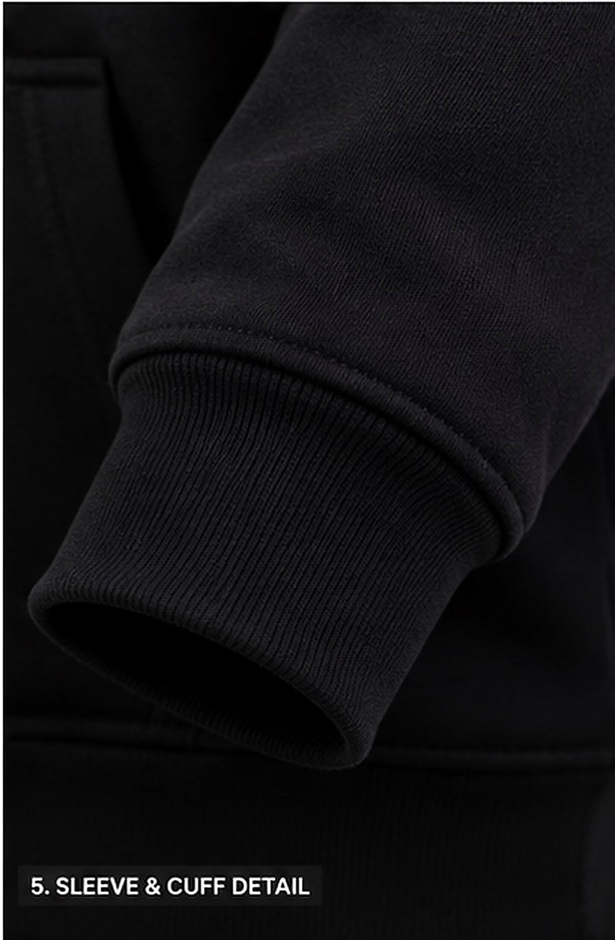 AshenWolf Oversized Black DTF Printed Logo Hoodie (320 GSM Cotton Fleece) | Made in Bangladesh