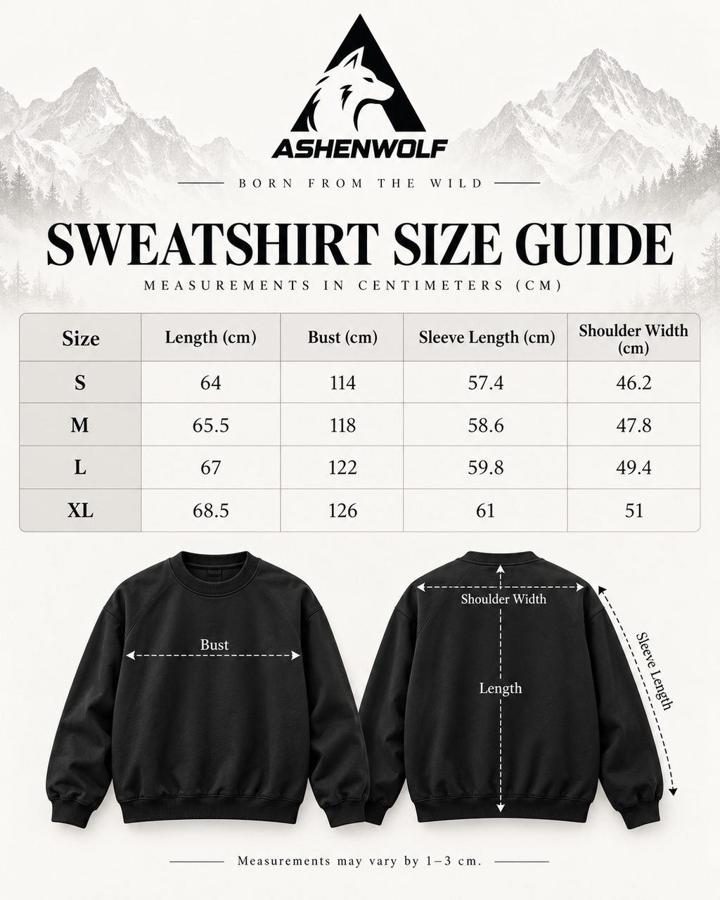 Ashenwolf Superior 72 Heritage Varsity Sweatshirt.