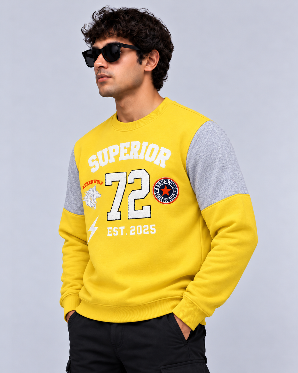 Ashenwolf Superior 72 Heritage Varsity Sweatshirt.