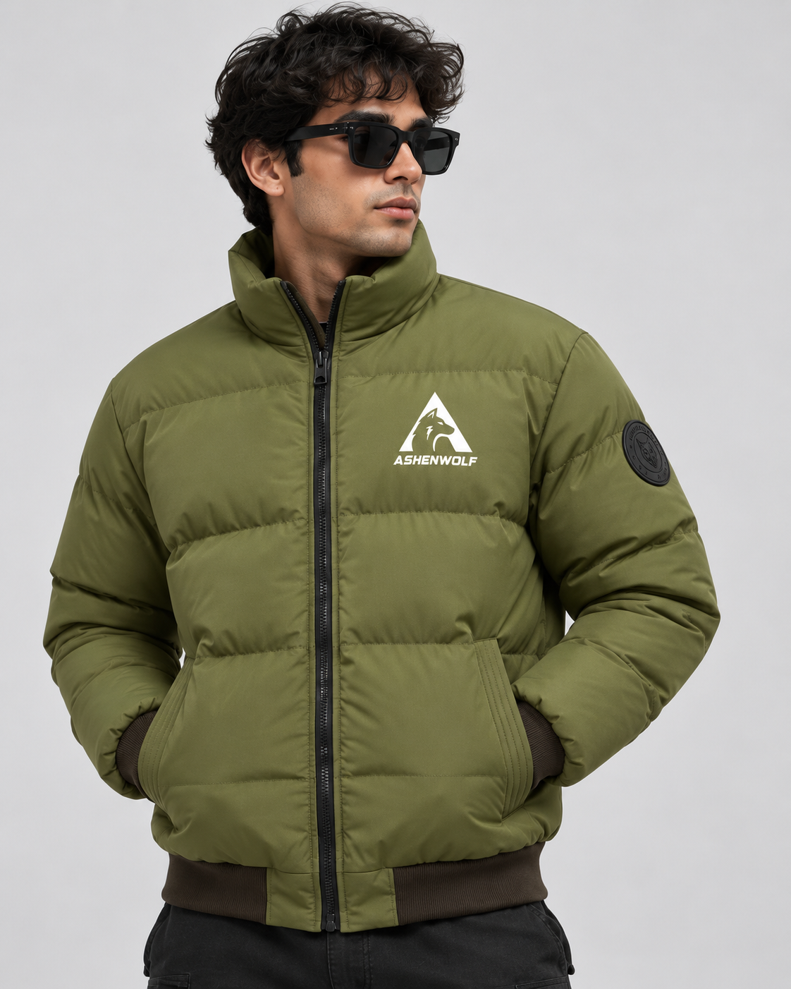 AshenWolf Signature Winter Puffer Jacket।