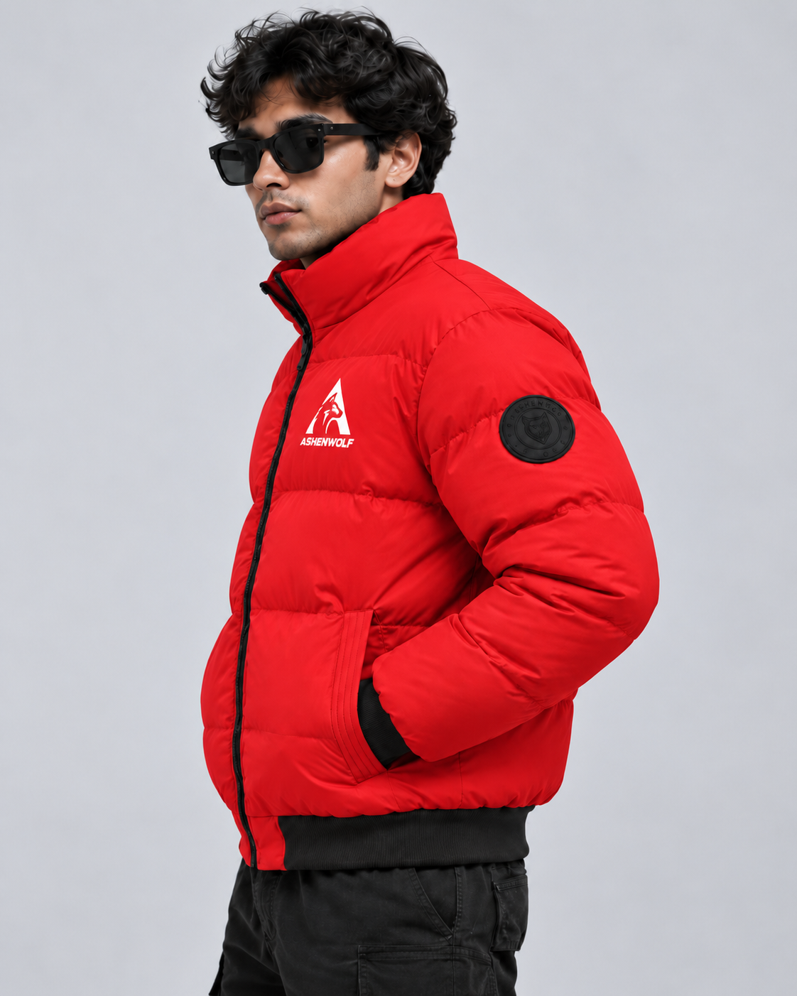 AshenWolf Signature Winter Puffer Jacket।