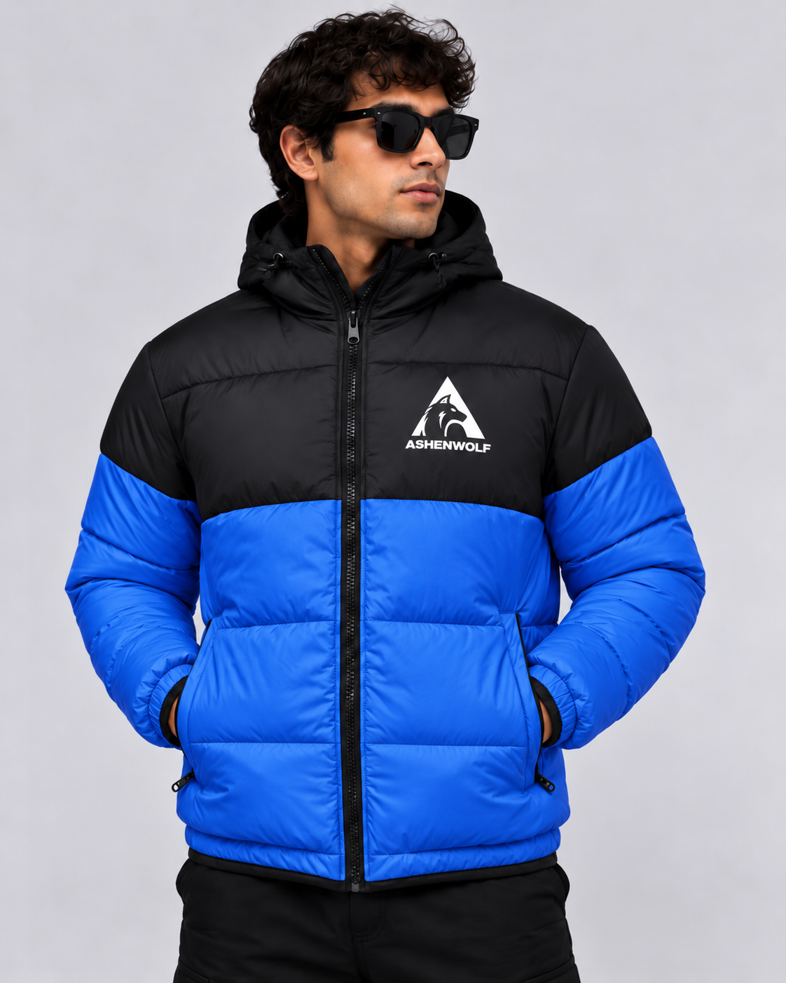 Ashenwolf 3-Layer Puffer Jacket – Premium Water-Resistant Tapeta Outerwear