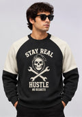 Ashenwolf Stay Real Hustle Graphic Sweatshirt