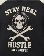 Ashenwolf Stay Real Hustle Graphic Sweatshirt